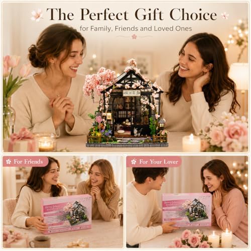 Spilay DIY Miniature House Kit for Adults, Miniature Dollhouse Building Kit - Image 6