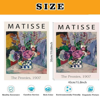Vintage Flowers Paint by Numbers Kit for Adults Beginner (Without Frame) - Image 4