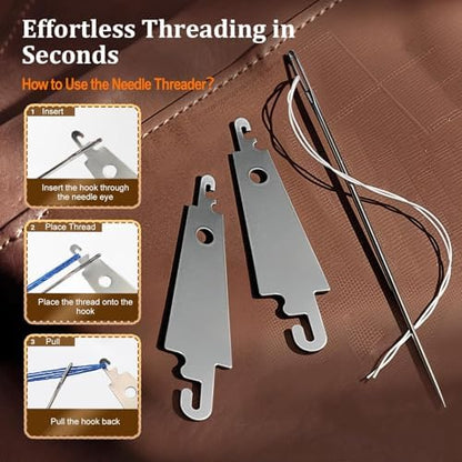 LIBLAIN Mini Sewing Kit with Big Eye Steel Needles for Adults and Beginners - Image 5