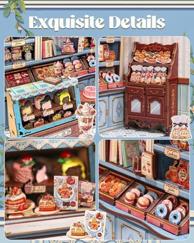 Cutefun Book Nook Kit - DIY Miniature Dollhouse Kit for Adults and Teens - Image 6