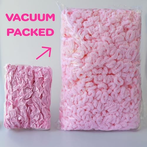 Beginner Craft Kit – Easy Loop Yarn Baby Blanket Kit for Adults & Kids, DIY Arm Knitting Kit with Soft Chenille Yarn, Perfect Handmade Gift (Pink) - Image 4