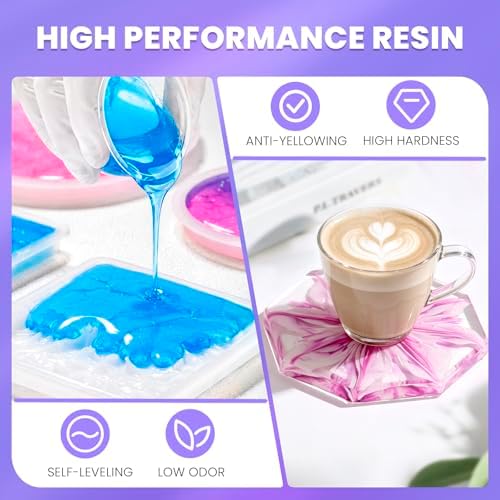 LET'S RESIN 34oz Crystal Clear Epoxy Resin, Casting Resin for Beginners - Image 5