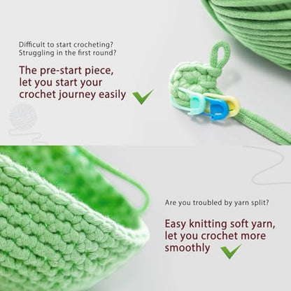 CrochetBox Mothman Crochet Kit for Beginners, Easy Craft for Adults - Image 6