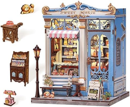 Book Nook Kit for Adult and Teens, French Dessert Miniature House Kit by EndlessLimit