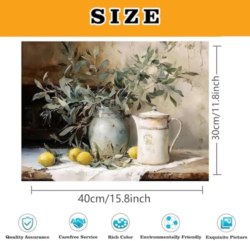 Plant Scenery Paint by Numbers Kit for Adults,Color By Numbers for Adults - Image 4