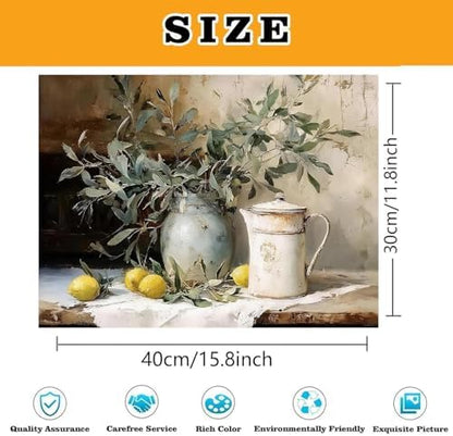 Plant Scenery Paint by Numbers Kit for Adults,Color By Numbers for Adults - Image 4