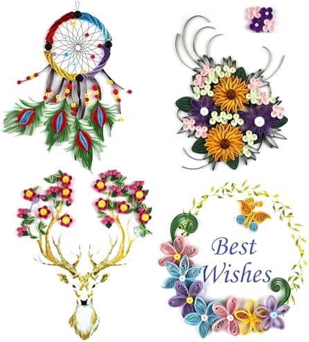 Konsait 20 Pack Paper Quilling Accessories Kit - Quilling Supplies for Adults - DIY Drawing Handcraft - Image 5