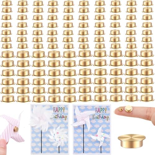 120 Pcs Mini Metal Rotating Bearings for DIY Handmade Crafts Paper Cards Scrapbooking, 360°Rotation Smooth Spin Mechanism Spinner for Jewelry Making Nail Decor Crafts Project Tools 8x10x3mm&5x7x2.5mm by CYFUNDESIGN