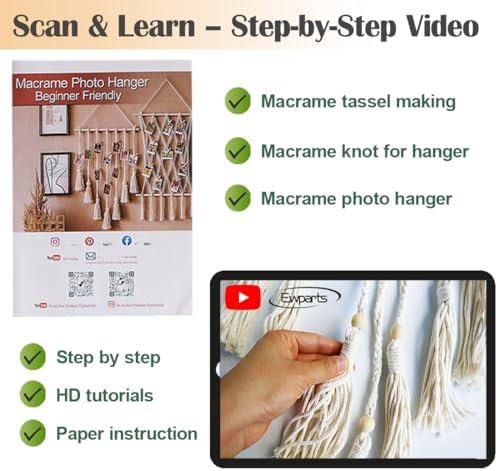 Ewparts Macrame Wall Hanging Making Kit - Image 4