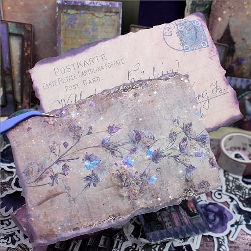 Diuhofart Ultimate Vintage Scrapbook Supplies & Junk Journal Kit - A6 Retro Notebook, Aesthetic Stationery Supplies, Craft Gift Set for Women, Perfect for Journaling & Scrapbooking - Image 6