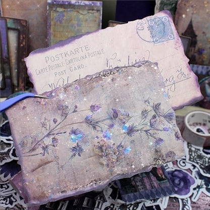 Diuhofart Ultimate Vintage Scrapbook Supplies & Junk Journal Kit - A6 Retro Notebook, Aesthetic Stationery Supplies, Craft Gift Set for Women, Perfect for Journaling & Scrapbooking - Image 6