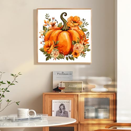 Fountor Fall Framed Paint by Numbers Kit for Adults Beginner 10x10 in - Image 2