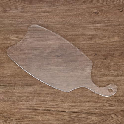 INUNLY Acrylic Charcuterie Boards Templates 14.96x7.08 Serving Board Router Templates for Woodworking Cutting Board Template with Handle Angled Curvy Tracing Stencils Cut Guide Tools for Kitchen by INFUNLY