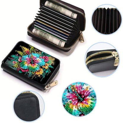 DDGYP 2PCS PU Leather Diamond Art Kits for Adults Zipper Card Holder - Image 5
