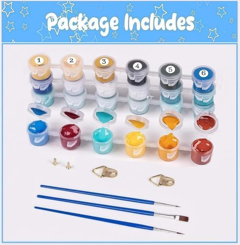 XSJDBYYQ Paint by Numbers Kit for Adults Beginner,Flower Oil Painting Kit Adult Paint by Number Kits on Canvas, Paint by Easy Acrylic Painting Home Wall Decor 16X20 Inch - Image 7