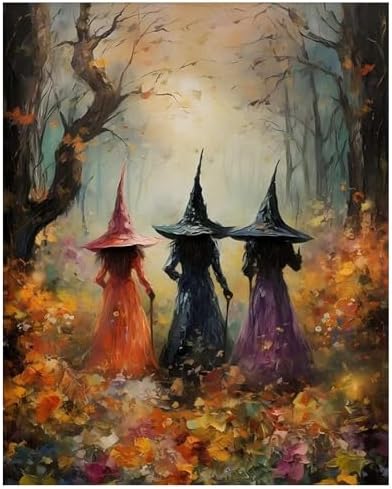 hkejoi Fall Paint by Numbers Kit for Adults, 16x20 in by hkejoi