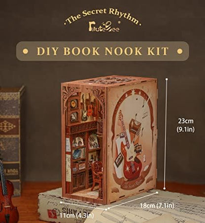 CUTEBEE Book Nook Kit DIY Miniature House Dollhouse for Adults - Image 5