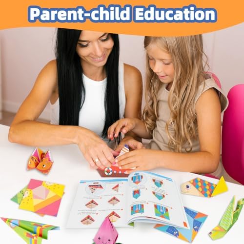 Origami Paper Kit for Kids,152 Sheets Origami Paper with Instructional Book - Image 6