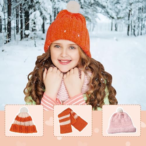 QXHOL Knit Hat Scarf Knitting Loom Kit - DIY Craft Kit for Beginners - Image 6