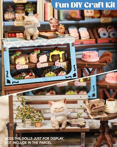 Cutefun Book Nook Kit - DIY Miniature Dollhouse Kit for Adults and Teens - Image 2