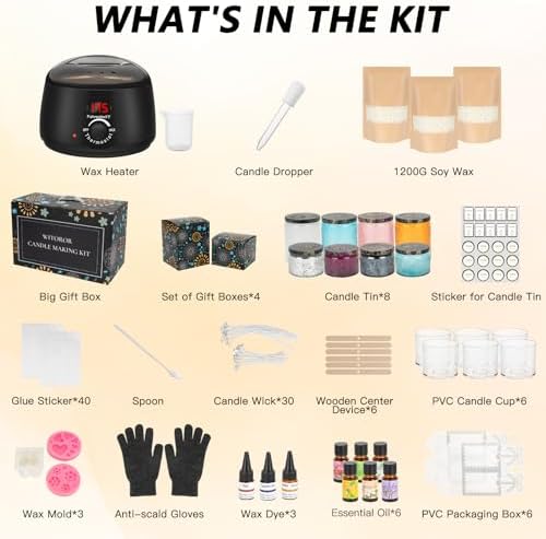 WITOROR Candle Making Kit, Scented Candles Making Kit for Adults DIY - Image 2
