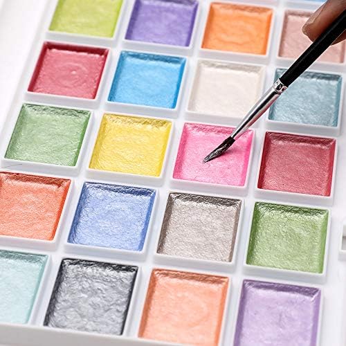 Artecho 28 Metallic Watercolor Paint Set - Image 2