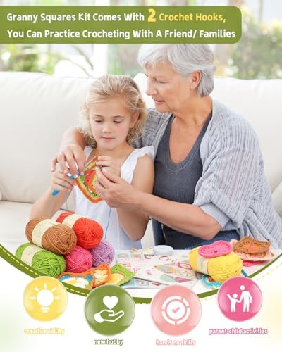 Katech Crochet Kit for Beginners-Crochet Kit for Adults w/Video Tuturials - Image 5