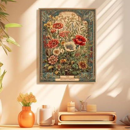 hkejoi Flower Paint by Numbers Kit for Adults, 16x20 in, - Image 3