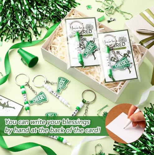 Suncalla 996 Pcs 24 Set Cheer Keychain Making Kit DIY Key Chain Crafts Gift - Image 6