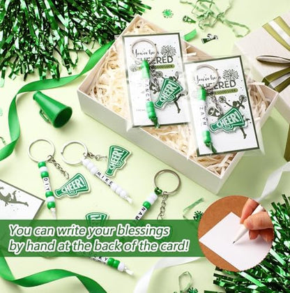Suncalla 996 Pcs 24 Set Cheer Keychain Making Kit DIY Key Chain Crafts Gift - Image 6