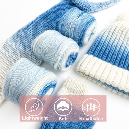 Knitting Kit for Beginners, Complete Starter Kit for Scarf, Hat, Gloves - Image 5