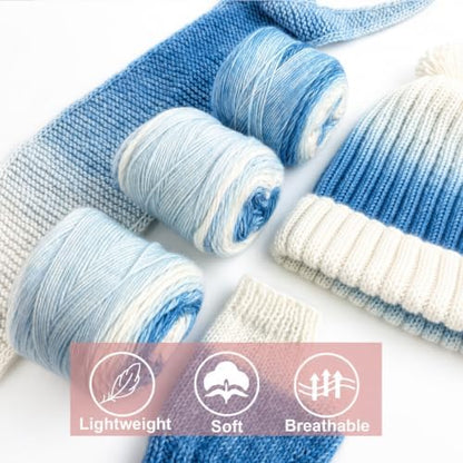 Knitting Kit for Beginners, Complete Starter Kit for Scarf, Hat, Gloves - Image 5