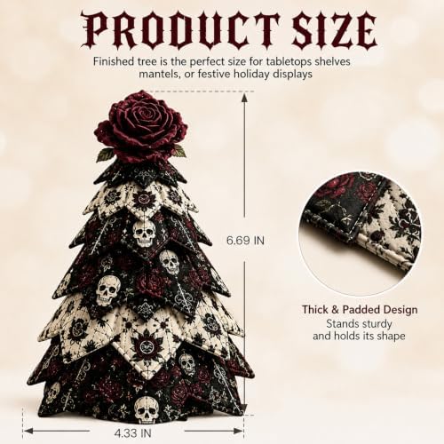 Daily Partner DIY Halloween Quilted Fabric Tree Kit - Image 3