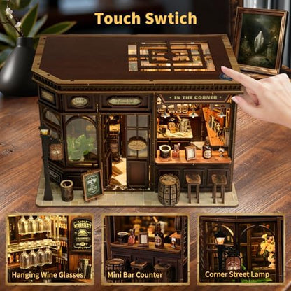 CLICLIET Book Nook, DIY Book Nook Kits for Adults, Gift for Family, Friends - Image 4