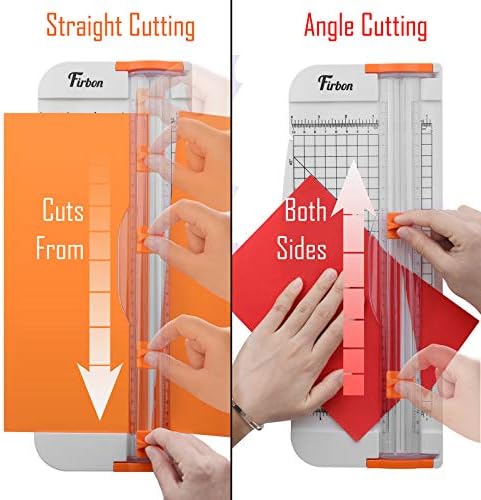 Firbon A4 Paper Cutter, 12 Inch Paper Trimmer with Extened Ruler, White - Image 3