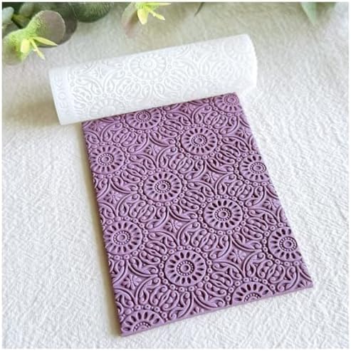 KEOKER Polymer Clay Texture Roller Making Earrings, Like Polymer Clay Texture Sheets, Great Work with Polymer Clay Cutters by Keoker