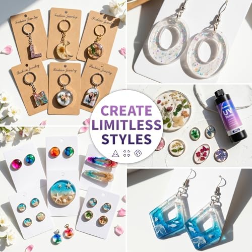 SHORE RESIN 250g UV Resin Kit with Light, Jewelry Starter Set - Image 3