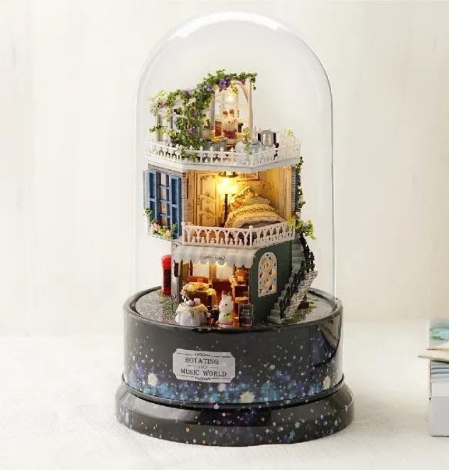 Wizardi Mini House Building Kit - Look for A Star DIY Dollhouse Kit by Wizardi