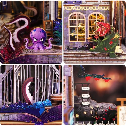 DIY Miniature House Kit, Dollhouse for Adults to Build, Wonderland - Image 4