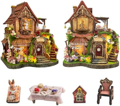 Book Nook Kit DIY Miniature House 3D Wooden Puzzle - Dreamy Cottage - Image 5