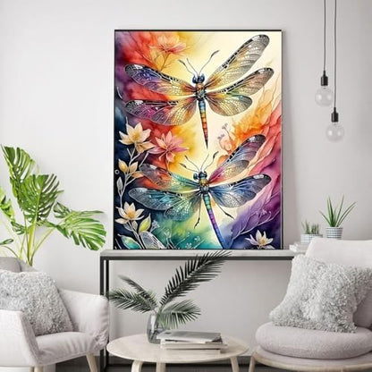 WUSARPLY Retro Dragonfly Stamped Cross Stitch Kits for Beginners Adults - Image 3