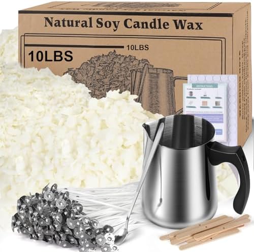 Haccah Complete Candle Making Kit with Wax Melter,Candle Making Supplies,DIY Arts&Crafts Kits Gift for Kids,Beginners,Adults,Including Soy Wax, Electronic Stove,Wicks,Rich Scents,Centering Devices,Et - Image 6