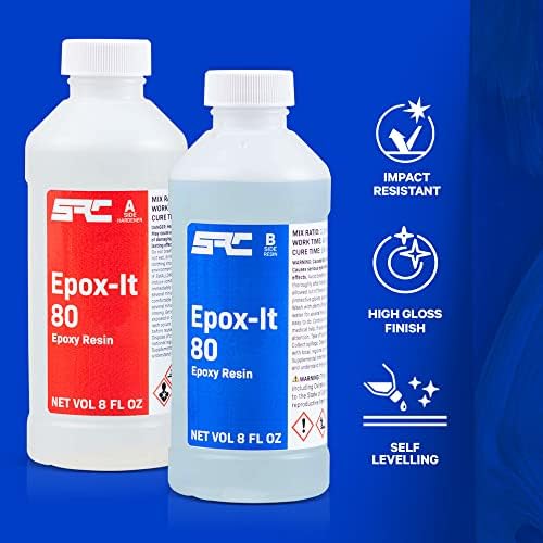 Epox-It 80, 16 Oz Multi-Purpose High Gloss Clear Epoxy Resin Kit - Image 5