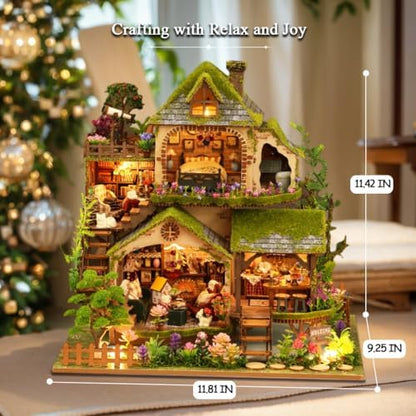RHZN Miniature House Kit, Miniature Kit, Mini House Building Kit for Adult - Image 5