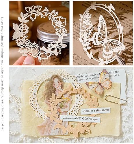 Maxleaf 60PCS Flower Cut Outs Border Card, Frames Decorative Paper - Image 5