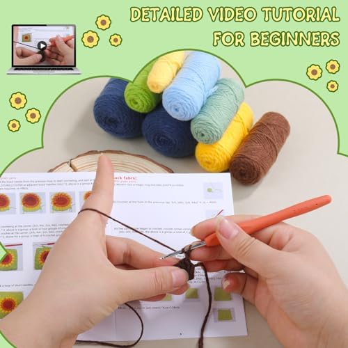 Pnytty Crochet Kit for Beginners, Crochet Starter Kit for Bag DIY Making - Image 3