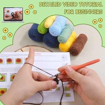 Pnytty Crochet Kit for Beginners, Crochet Starter Kit for Bag DIY Making - Image 3