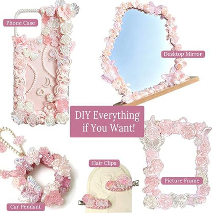 BoFUN Decoden Cream Glue Clay Kit, Whipped Cream Glue for Crafts DIY - Image 5