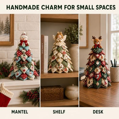 DIY Quilted Christmas Tree Kit, 3D Quilt Kits for Beginners, Snowman - Image 6