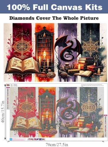 Large Diamond Art Kits for Adults, Magic Diamond Painting Kits for Adults - Image 3